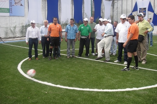 Inauguradas en el CIV  una de las mejores
canchas de FÃºtbol de SalÃ³n en todo el paÃ­s