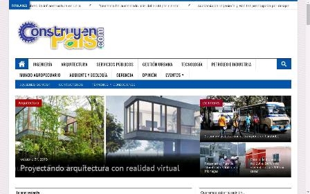 ConstruyenPais.com: nuevo portal  de IngenierÃ­a y Arquitectura