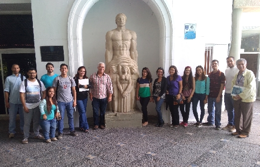 Estudiantes de Arquitectura UCV  en el CIV  Fueron recibidos por presidente del CIAM Ing. VÃ­ctor Barrios