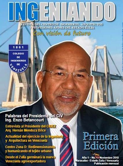 En la red revista digital â€œIngeniandoâ€ del Centro de Ingenieros del Estado Zulia (CIDEZ)