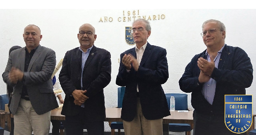 En acto especial se inscribieron en el CIV 45 nuevos egresados de la Facultad de Ingeniería de la Universidad Católica Andrés Bello

