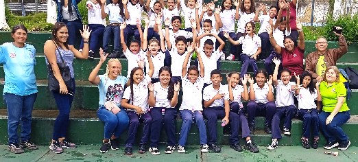 Nuevo grupo de alumnos de Fe y Alegría de El Valle
participaron en actividades recreacionales y deportivas en el CIV

